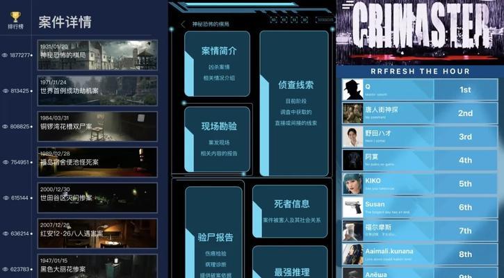 探秘犯罪大师（揭秘黑白桎梏的关键答案）